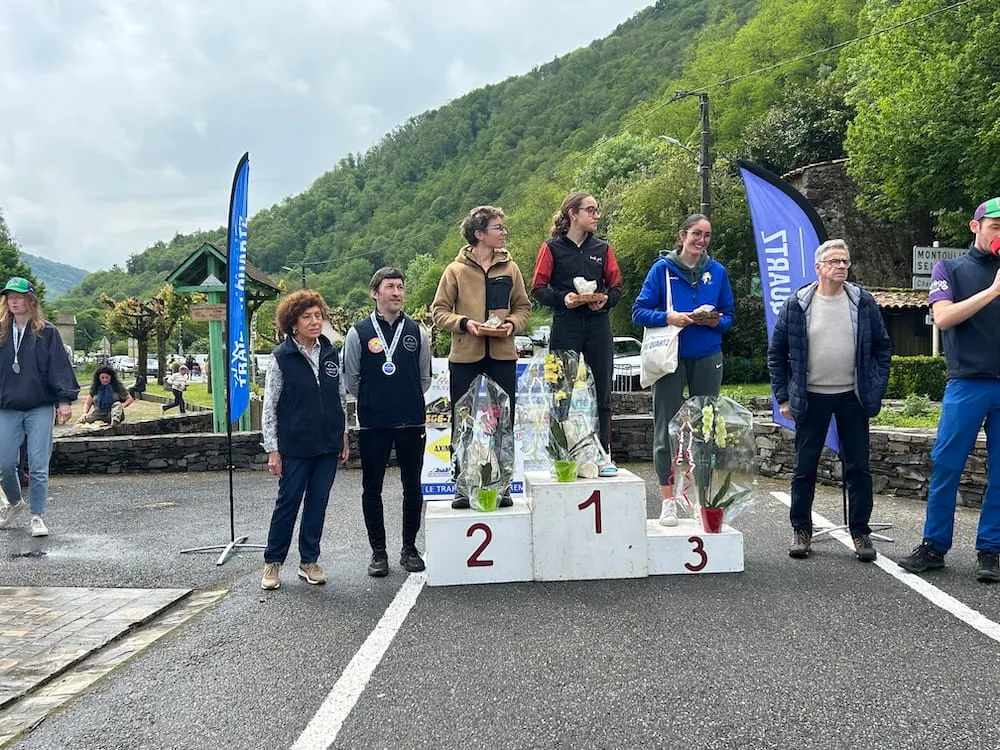 Remise des Prix sur le podium
